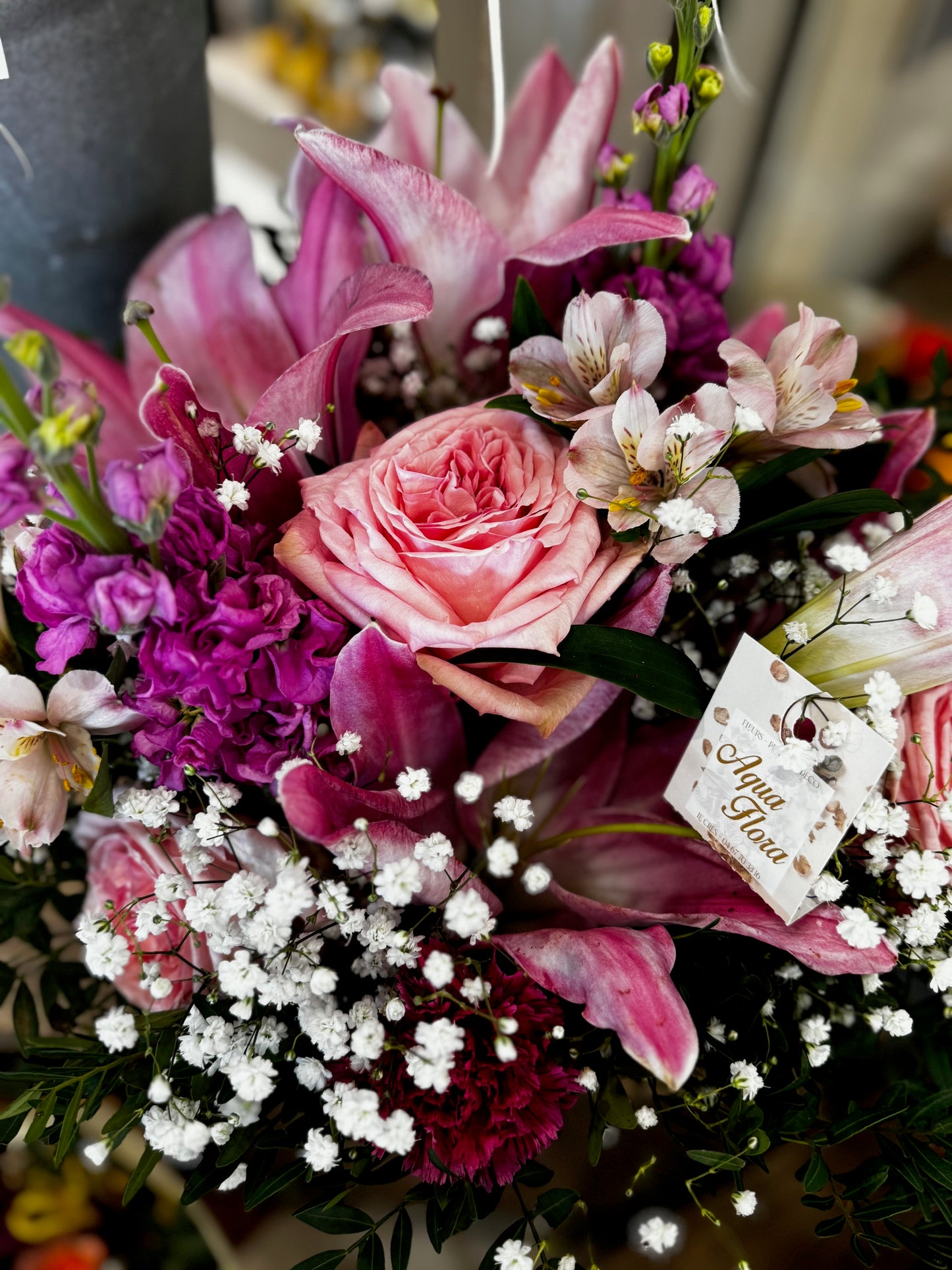 Bouquet plaisir en bulle d'eau